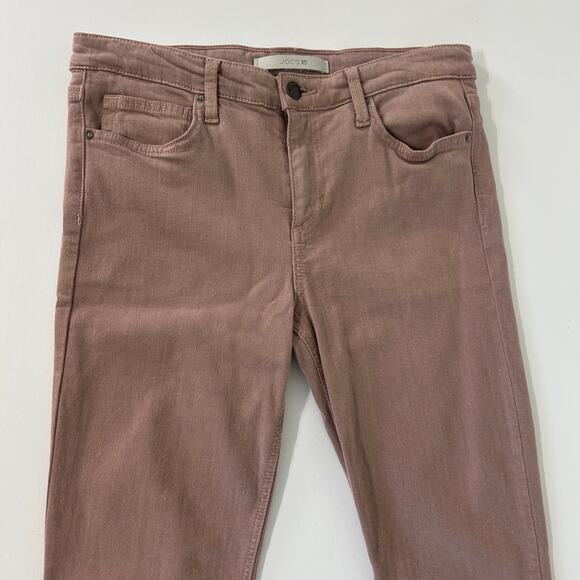 Joe’s Jeans Women’s 29 Mid Rise Skinny Mauve Pink Stretch Denim Pants Made USA - Picture 7 of 14